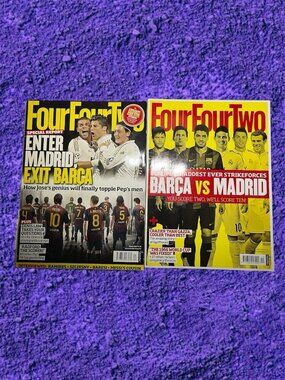 FOUR FOUR TWO Mar 2012 Enter Madrid Vs Exit Barca Oct 2014 Messi Ronaldo Neymar